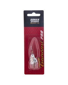 Size 1 Silver Blade/Red & Yellow Tsunami Sonax Spinner Lure - 4gm Spinner