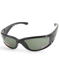 Dirty Dog Banger Polished Black/Green Polarised Men's Sport Sunglasses