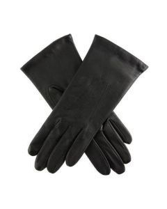 Dents Womens Emma Three-Point Leather Gloves - Black