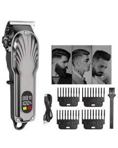 Hair Clipper And Beard Trimmer USB Cordless Tool for Men Black
