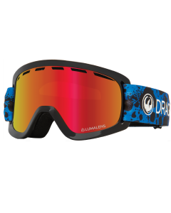Dragon Lil D Kids/Youth Red Ion Luma Lens Snow Ski Goggles