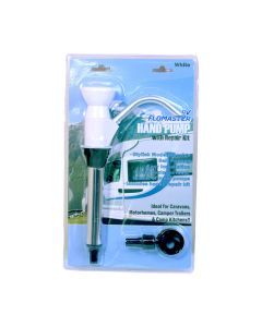RV Flomaster White Hand Pump with Repair Kit