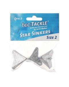 3 Pack of Jarvis Walker Size 2 Star Sinkers
