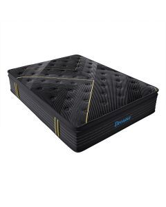 Dreamz Spring Mattress Bamboo Euro Top Bed Pocket HD Egg Foam Euro Top 35cm King