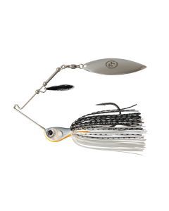 TT Lures 1/2oz Tornado+ Tandem Blade Spinnerbait Lure - WHITE NIGHT