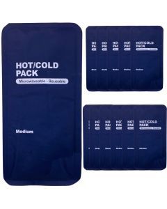 12x Hot/Cold Packs Bulk Pack - Microwaveable Reusable Ice/Heat Gel Packs