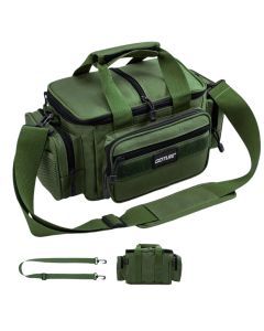 High-Capacity Tackle Shoulder Bag Outdoor Green