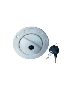 Lockable Water Filler-White W/25mm Outlet. 91062528
