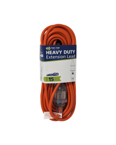Coast 15M/15AMP Heavy Duty Extension Lead - Led Equipped