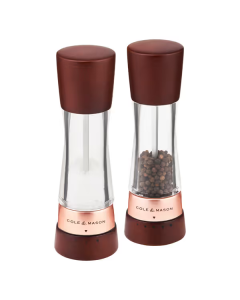 Cole & Mason Derwent Salt & Pepper Grinder Mill Gift Set - Chestnut Rose Gold
