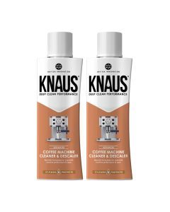 Knaus Coffee Machine Cleaner & Descaler 300ml x2