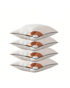 High-Rebound White Throw Pillows Set (4 pcs)