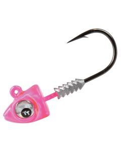 3 Pack of TT Fishing Big EyeZ Pink Jigheads with Silver Eyes