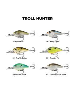 13 Fishing 60mm Troll Hunter Crankbait Fishing Lure - 2.5m Diver