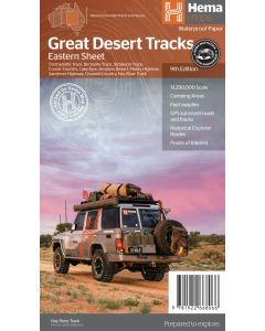 HEMA GREAT DESERT TRACKS EASTERN MAP