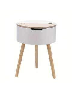 Floor Standing Organizer Lift-Top Storage Side Table