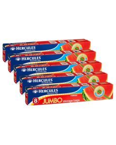 Hercules Jumbo Storage Bags 8pk x5
