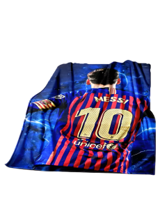 Football Star Flannel Blanket - Super Soft, 150x200 cm