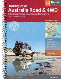 HEMA Australia Road And 4WD Touring Atlas - Spiral 215x297mm