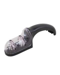 Savannah 19cm Duo Roll Knife Sharpener - Black (Diamond Steel)