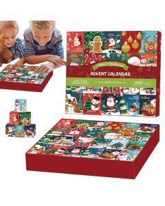 Christmas Puzzle Advent Calendar Jigsaw Puzzles for Adults and Kids