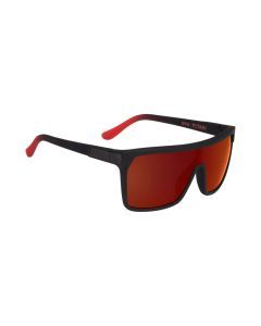 Spy Flynn Soft Matte Black Red Fade Happy Lens Sunglasses