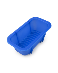 Silicone Loaf Non-Stick Pan  - Bread Mould Baking Tray (Blue)
