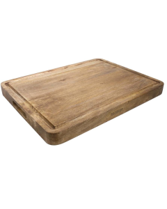 PEER SORENSEN Mango Wood Cutting Chopping and Serving Board 50x38x3.6cm