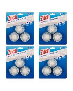 4x Zilch Toilet Cistern Blocks 3pk
