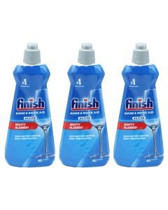 Finish Shine & Dry Regular Rinse Aid 400mL x3