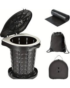 Camping Toilet Portable Adjustable Potty
