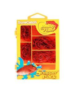 Surecatch 120pc Snapper Pack In Fishing Tackle Box - Tackle Kit