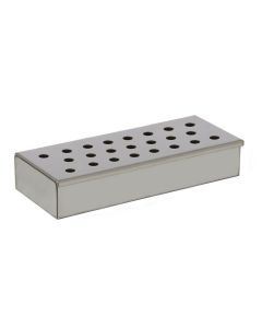 Davis & Waddell Woodchip Smoker Box Stainless Steel 24 X10 X4.5cm