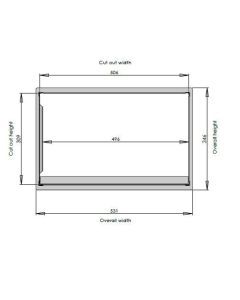 NCE Microwave Bracket (Suit 23L Flatbed Microwave)