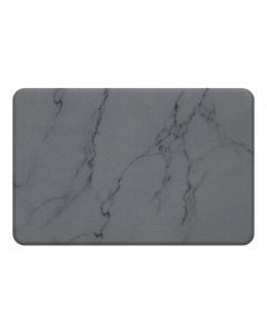 Hard Diatomite Bath Mat Super Dry Anti-Slip - Dark Grey Marble Finish