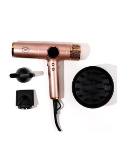 H2D Pro Dynamic Ionic Hair Dryer in Rose Gold (2000W Dual Voltage for Travel)