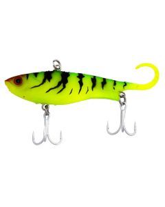 80mm Zerek Fish Trap Soft Vibe Lipless Crankbait Lure - Blended Frog