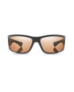 Tonic Shimmer Polarised Sunglasses with Glass Neon Copper Lens & Black Frame