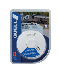 Quell Caravan & Motor Home Photoelectric Smoke Alarm with 10yr Lithium Battery