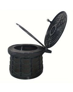 Camping Toilet Portable Foldable with Lid