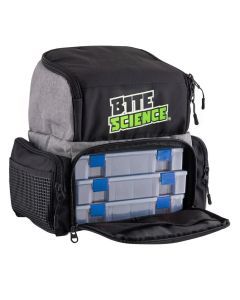 Bite Science Fishing Backpack with 3 Tackle Trays