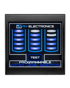 RV Electronics Programmable LED water level indicator Triple Tank