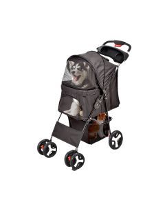 Pawz 4 Wheels Pet Stroller Dog Cat Cage Puppy Pushchair Travel Walk Carrier Pram