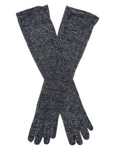 Dents Womens Elbow Length Mesh Gloves in Silver (One Size)