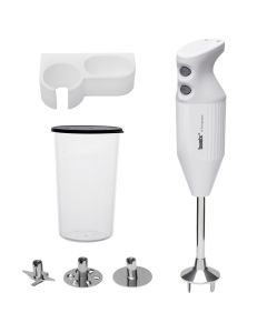 Bamix Mono Immersion Stick Mixer Blender 140W in White (Swiss Made)
