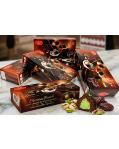1 Box of 6 Luchiano Ukrainian Dubai Chocolate Rion w/ Pistachio Cake - Product of Ukraine