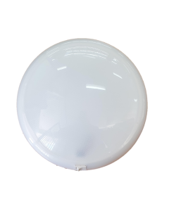 10" Oyster 16W Round LED Light - White
