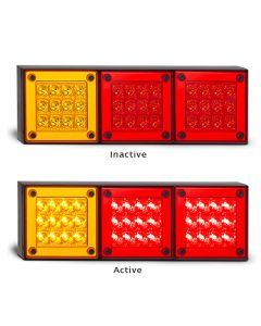 LED Autolamps 280ARRM Stop/Tail/Indicator, 12-24 Volt, Single Blister