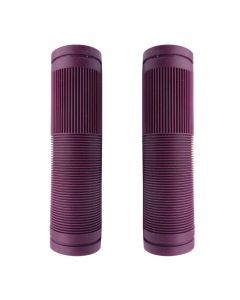 Bulletproof Coloured Rubber Mountain Bike Grips 130mm with Closed Ends Purple