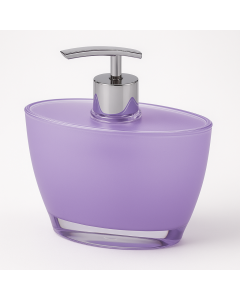 Creative Home Oval Hand Pump Soap & Lotion Dispenser Bottle - Purple